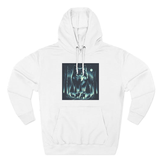 Three-Panel Fleece Hoodie