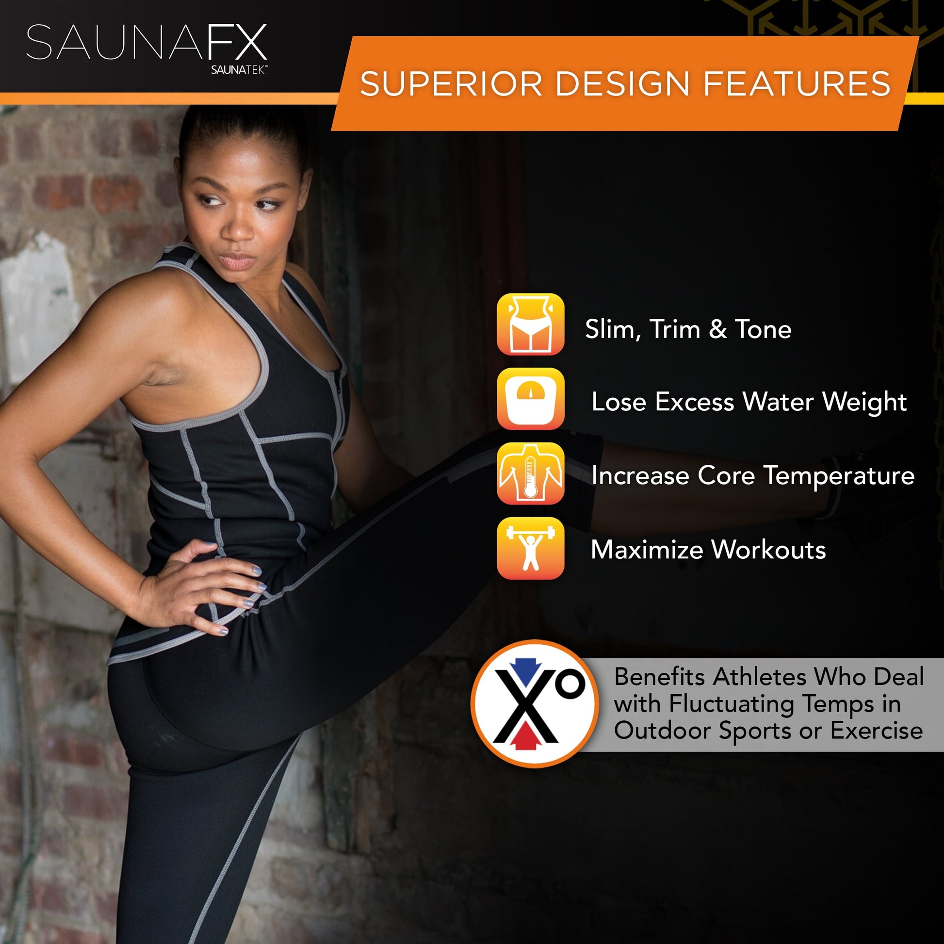 Women'S Slimming Neoprene Sauna Vest with Microban Antimicrobial Product Protection