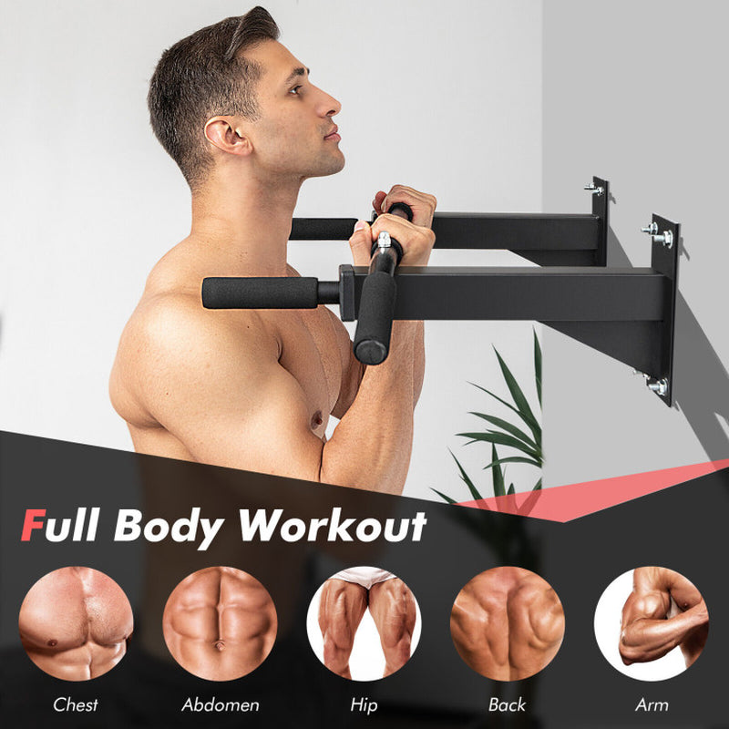 Wall Mounted__Directly to stud Pull up bars