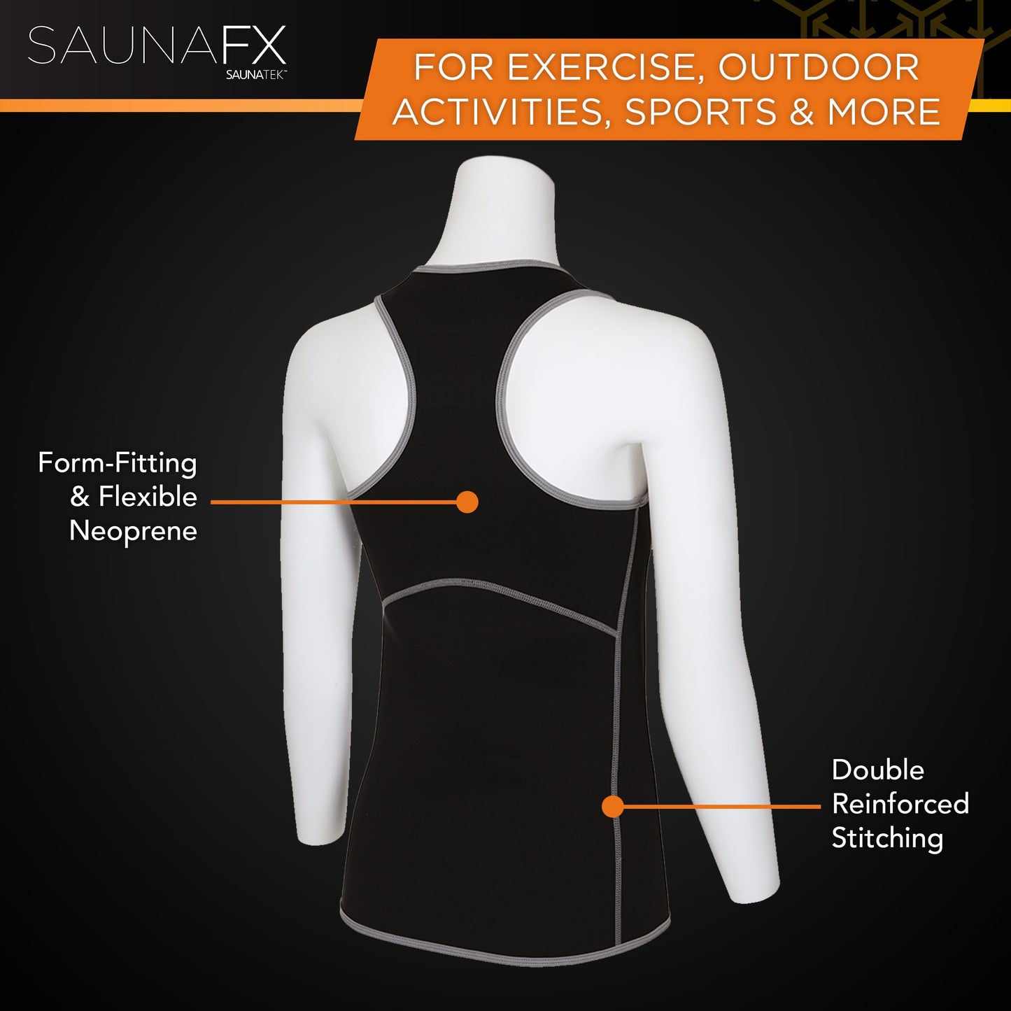 Women'S Slimming Neoprene Sauna Vest with Microban Antimicrobial Product Protection