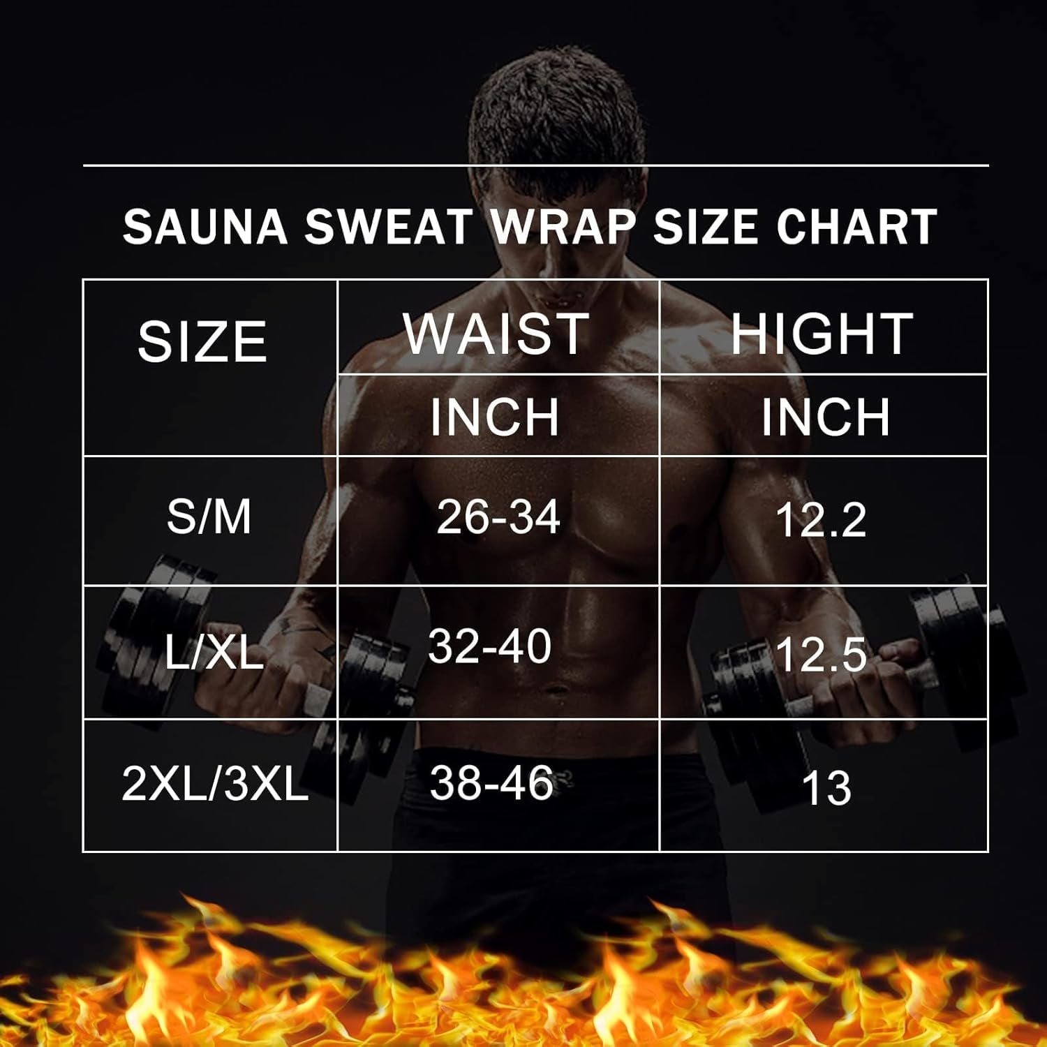 Waist Trimmer for Men Premium Waist Trainer Sauna Belt Sweat Band Working Out