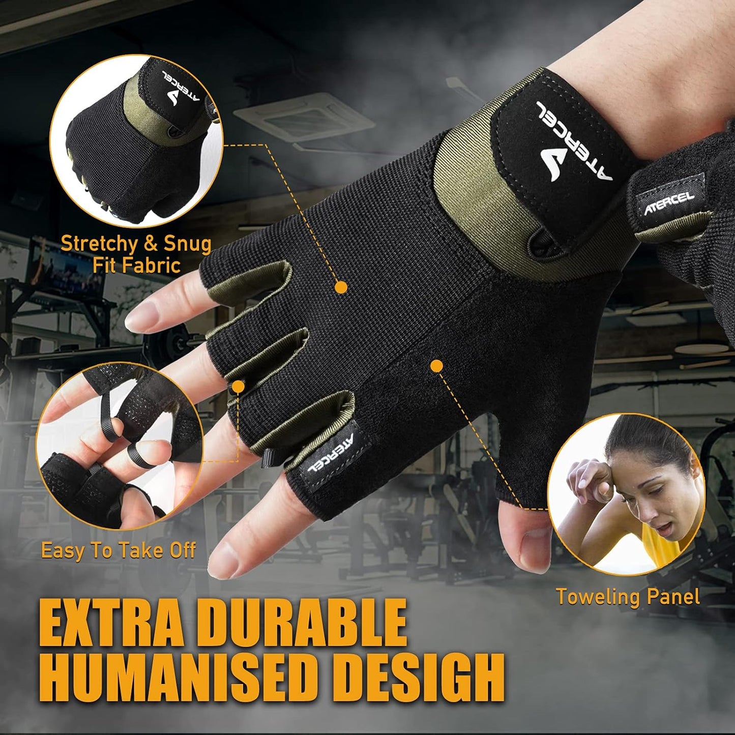 Workout Gloves for Women and Men who specialize in Biking, Working out, Driving and all performance activities